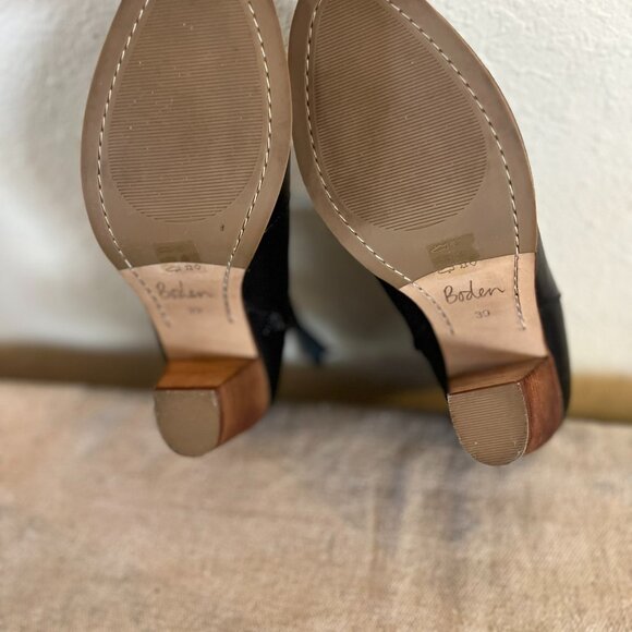 Boden Woman's Black Leather Hoxton Ankle Boots Sz 8 - Picture 7 of 10